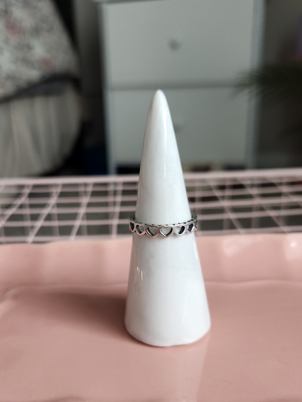 Sz 9.5 James Avery Tiny Hearts Ring